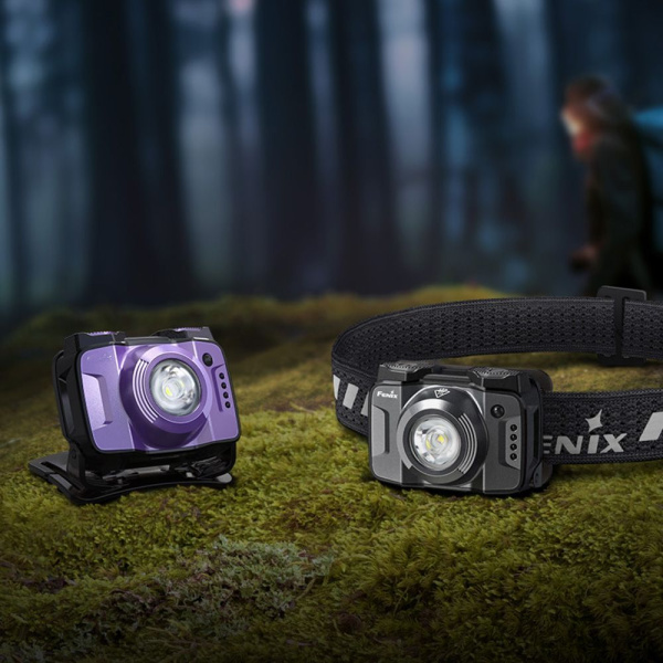 Фонарь налобный Fenix HL12R V2.0 500 Lumen (Серый, 950mAh, Type C)